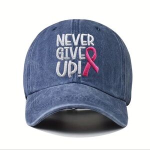 Cancer, Breast Cancer Awareness Baseball Cap, NEW